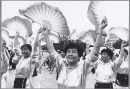De afsluitingsdag van het NGO forum tijdens de wereldvrouwenconferentie in Beijing. 1995