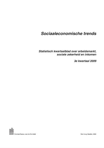 Sociaal economische trends [2009], 3e kwartaal