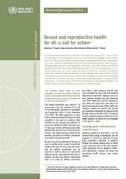 Sexual and reproductive health for all
