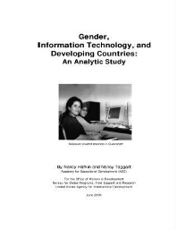 Gender, information technology, and developing countries
