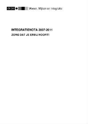 Integratienota 2007-20101