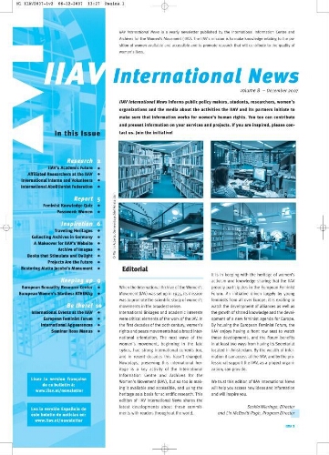 IIAV international news [2007], 1 (Dec)