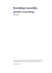 Bestrijding vrouwelijke genitale verminking