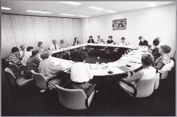 Raadsvergadering. 1987