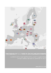 The equality V/M web in an enlarged Europe