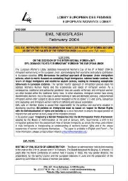 EWL newsflash [2004], 02 (Feb)