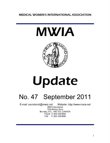 MWIA update [2011], 47 (September)