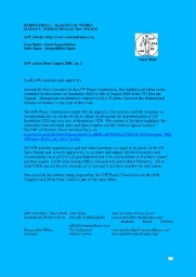 IAW action sheet [2009], August