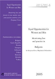 Equal opportunities for women and men