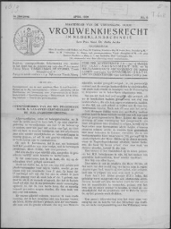 Maandblad van de Vereeniging voor Vrouwenkiesrecht in Nederlandsch-Indië  1929, jrg 3, no 6 [1929],