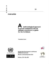 A methodological approach to gender analysis in natural disaster assessment