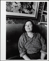 Portret van de schrijfster Ethel Portnoy (1927-2004) 1991
