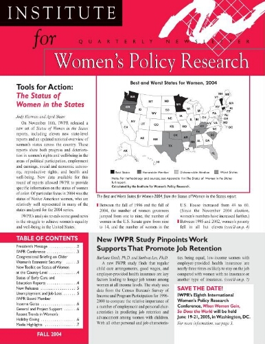 Institute for Women's Policy Research [2004], Fall
