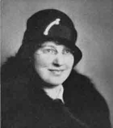 Secretaresse van den Internationale Bond van Soroptimst Clubs, zetel Washington. 1930