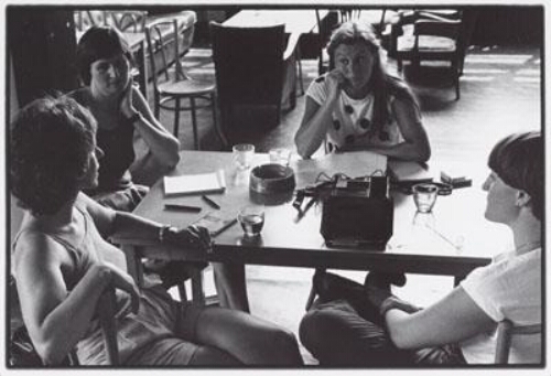 PPR vrouwengroep in vergadering. 1983