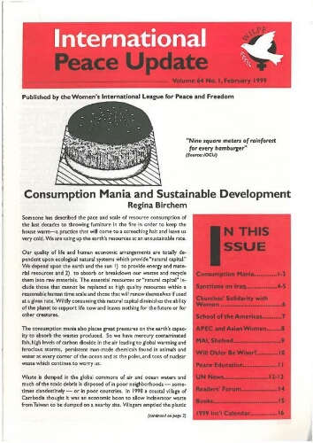 International peace update [1999], 1
