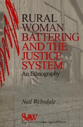 Rural woman battering and the justice system