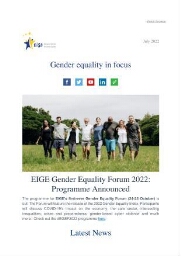 Gender equality in focus [2022], July