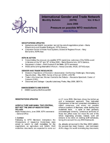 International Gender and Trade Network [2006], 3 (June)