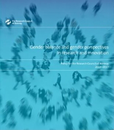 Gender balance and gender perspectives in research and innovation
