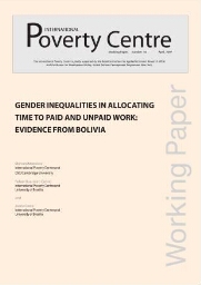 International Poverty Centre working paper [2007], 34 (April)