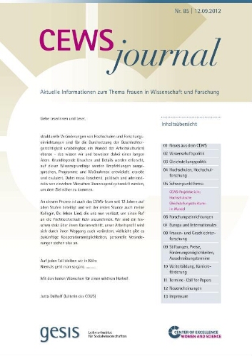 CEWS-Journal [2012], 85