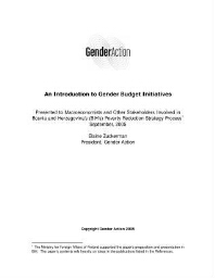 An introduction to gender budget initiatives