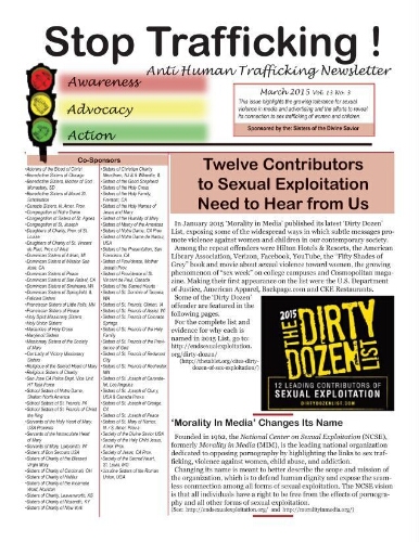 Stop trafficking! Anti-human trafficking newsletter [2015], 3 (March)