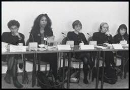 Workshop tijdens NGO-Conferentie inzake vrouwenhandel 1997
