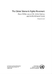 The global women’s rights movement