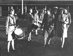 Junior S.A.W.A.S (South African Women's Auxiary Services) -band uit Transvaal. 1943