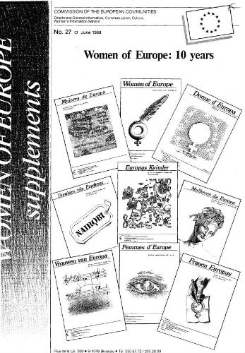 Women of Europe Supplements [1988], 27