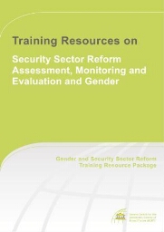 Training resources on SSR assessment, monitoring and evaluation and gender