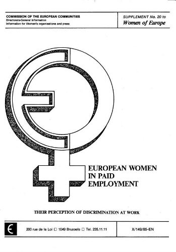 Women of Europe Supplements [1985], 20