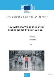 How will the COVID-19 crisis affect existing gender divides in Europe?
