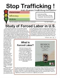 Stop trafficking! Anti-human trafficking newsletter [2004], 10 (Oct)