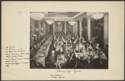 Diner tijdens Disarmament Conference van de Volkenbond (League of Nations) 1932