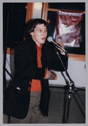 Yvet Lawson, Indonesië Komité, tijdens de Zamicasa (inloopcafé van Zami) met als thema Indonesië 1998