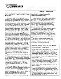 TransParent newsletter [2002], 8 (Spring)