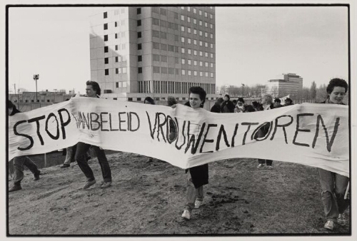 Demonstratie voor Manuela 1982