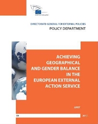 Achieving the Geographical and Gender Balance in European External Action Service (EEAS)