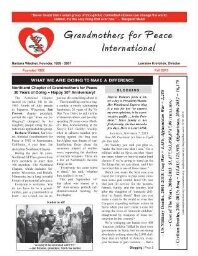 Grandmothers for Peace International [2013], Fall