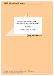 Rethinking social policy