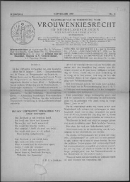 Maandblad van de Vereeniging voor Vrouwenkiesrecht in Nederlandsch-Indië  1930, jrg 4, no 11 [1930]