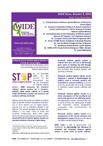 WIDE newsletter = WIDE news [2010], 9 (November)