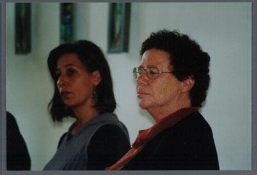 Links Birgitta Hacham, rechts Thea Doelwijt 2001