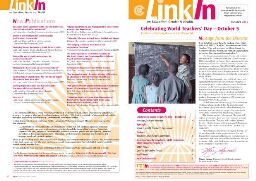 LinkIn to education, gender & health newsletter [2003], October