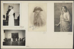 Groepsportret met onder andere: Carrie Chapman Catt (geheel in het wit) en Rosa Manus ( gebloemde jurk) 1923 ?