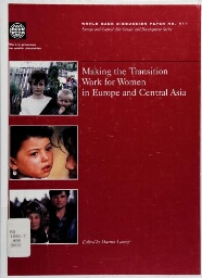 Making the transition work for women in Europe and Central Asia