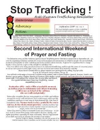 Stop trafficking! Anti-human trafficking newsletter [2007], 9 (September)